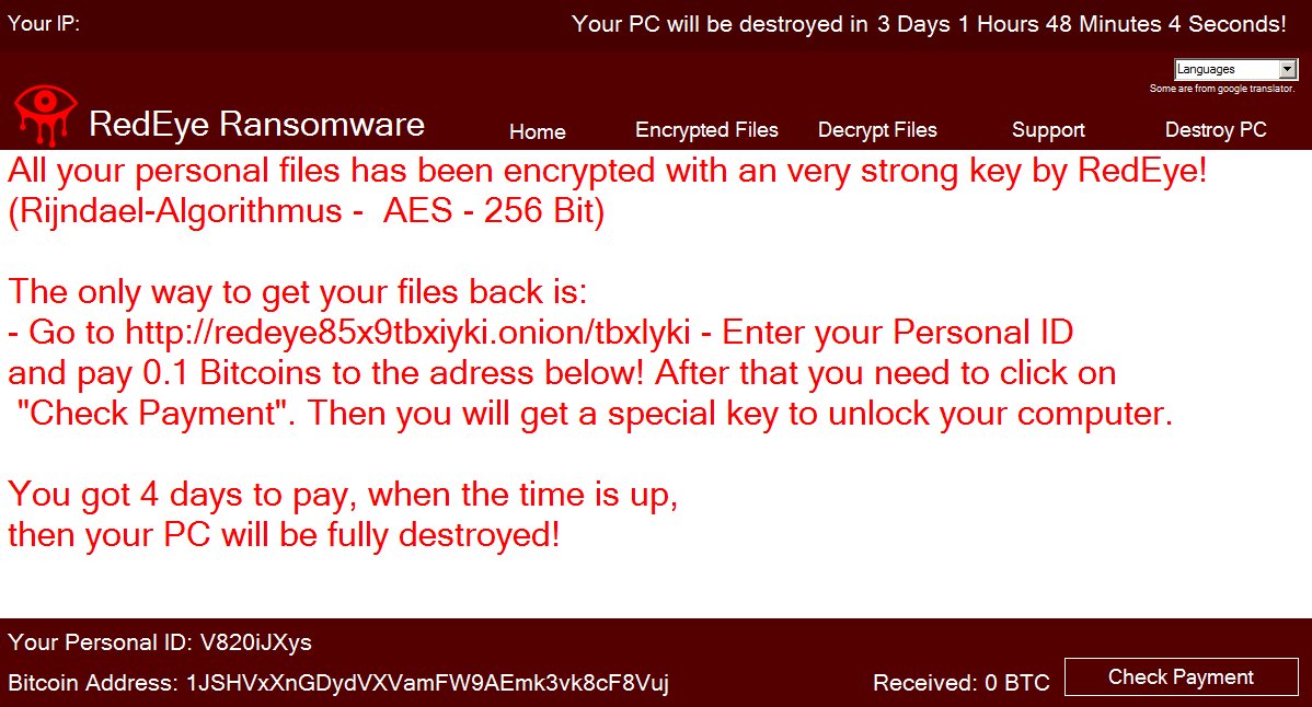 RedEye Ransomware